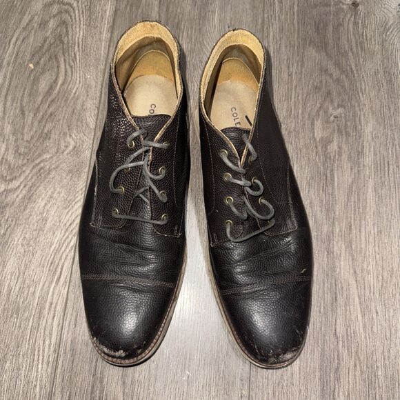 Cole Haan Grand OS Chukka Boots Men's 11M Brown Pebbled Leather Cap Toe Comfort - Picture 5 of 7